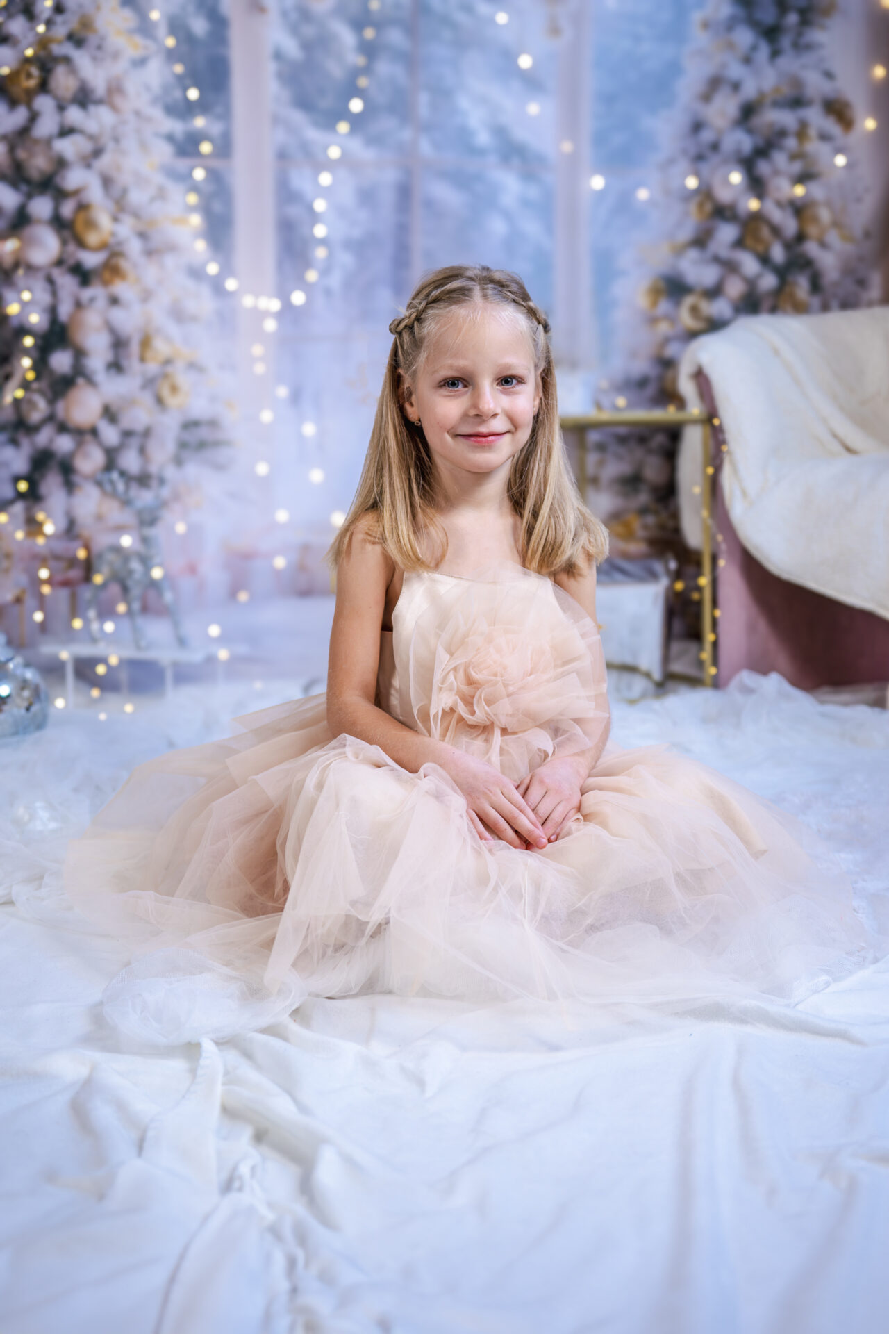 Fotografie našeho vánočně vyzdobeného ateliéru